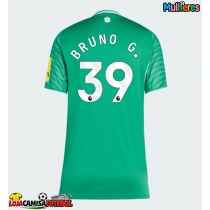 Camisa de Futebol Newcastle United Bruno Guimaraes #39 Equipamento Secundário Mulheres 2025-26 Manga Curta